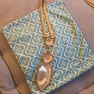 Kendra Scott Wyatt Necklace winter 2015 Rose gold